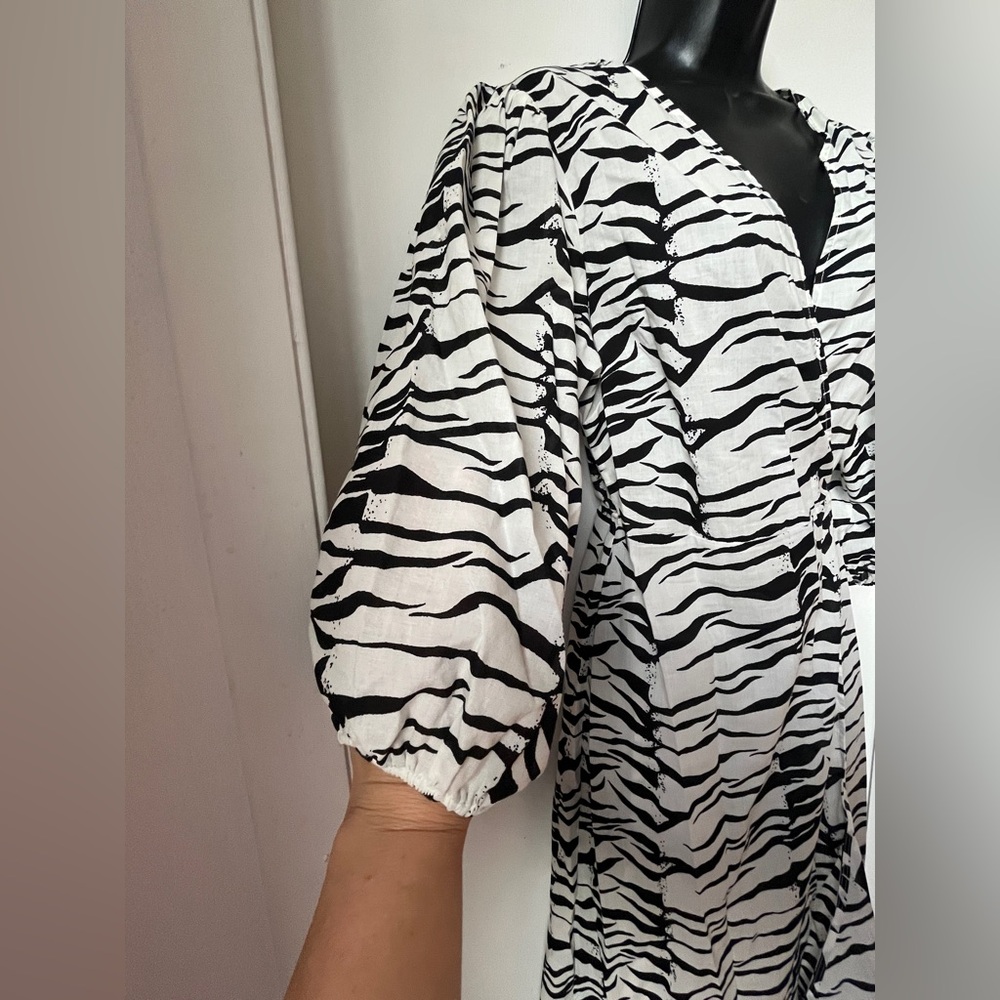 RIXO Noleen animal print cotton Dress size XS - Picture 8 of 14